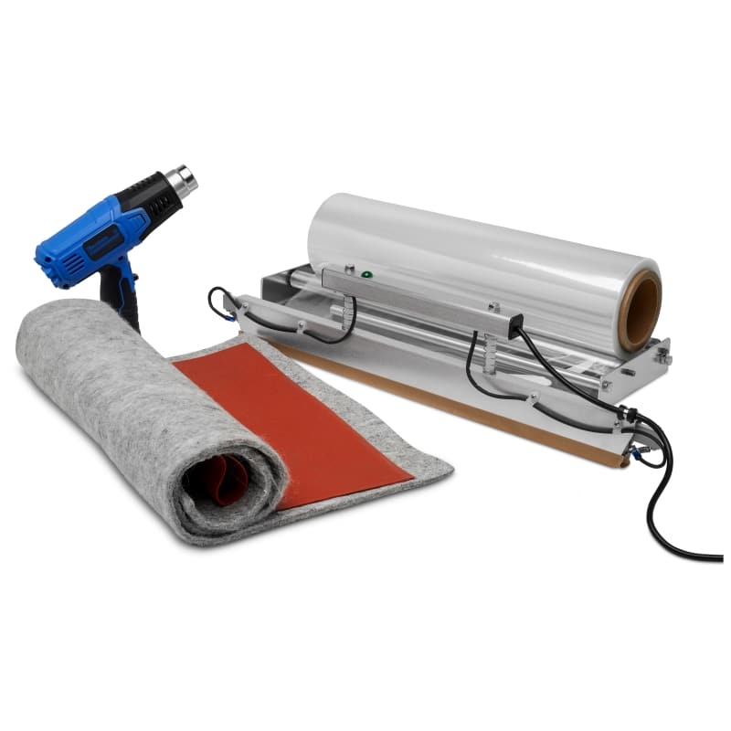 18 I-Bar Shrink Wrap Machine Heat Sealer W/ Heat Gun Grocery Fresh  Wrapping