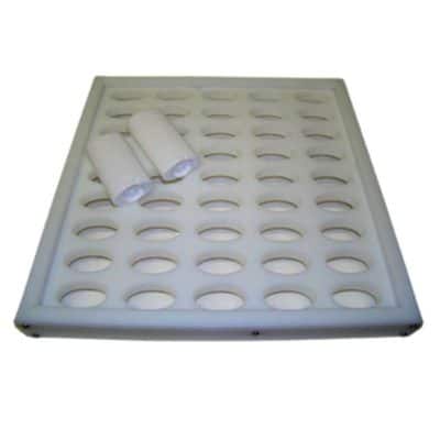 2.65 Oval Lip Balm Filling Tray (45 Tubes)