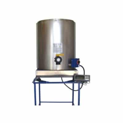 Large Stainless Steel Double Jacketed Melting Tank on Scale